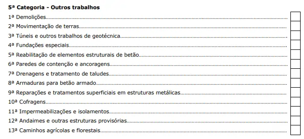 alvará para montagem de andaimes