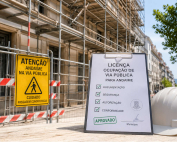 licença de ocupação de via publica para andaime