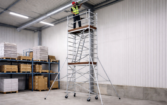 andaime de alumínio